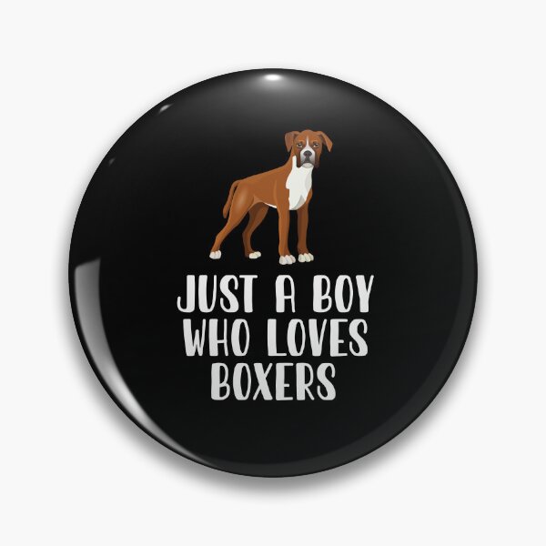 Item preview, Just A Boy Who Loves Boxers designed and sold by CosmoKitsch.