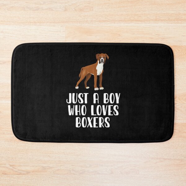 Item preview, Just A Boy Who Loves Boxers designed and sold by CosmoKitsch.