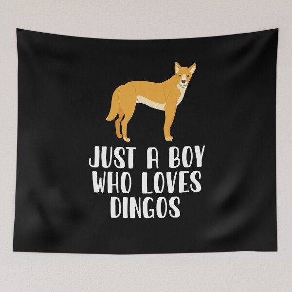 Item preview, Just A Boy Who Loves Dingos Wildlife Wild Dog designed and sold by CosmoKitsch.