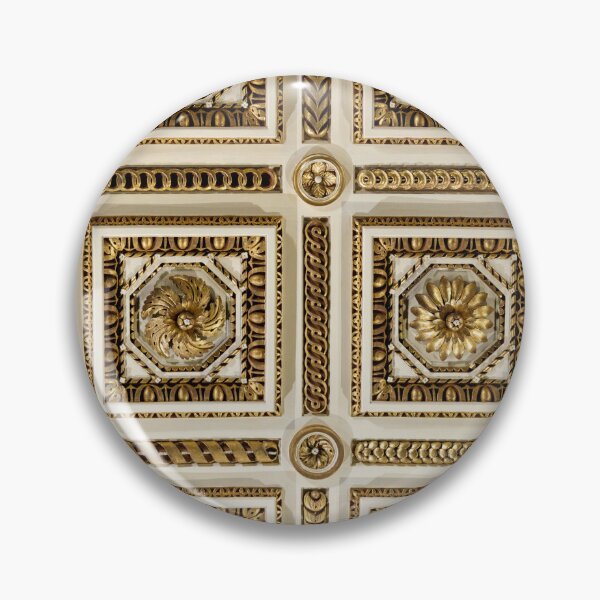 Item preview, Renaissance Gold Rosette Ceiling Pattern designed and sold by agathamourao.