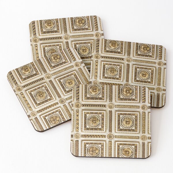Item preview, Renaissance Gold Rosette Ceiling Pattern designed and sold by agathamourao.