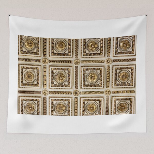 Item preview, Renaissance Gold Rosette Ceiling Pattern designed and sold by agathamourao.