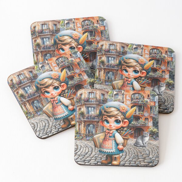 Item preview, YOUNG ARTIST ON HER WAY TO DRAW ALL SHE SEES designed and sold by Tammera.