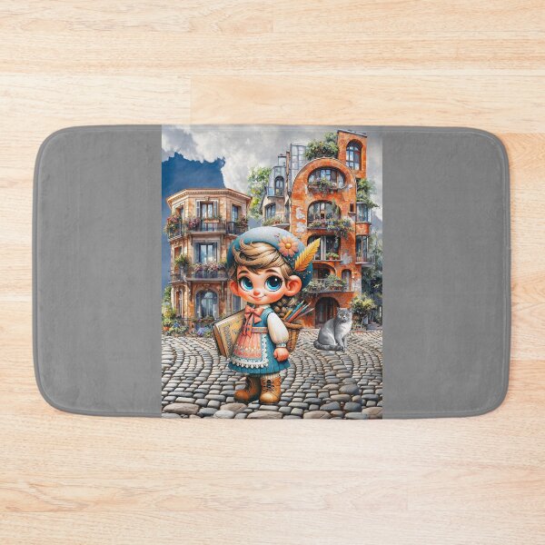 Item preview, YOUNG ARTIST ON HER WAY TO DRAW ALL SHE SEES designed and sold by Tammera.
