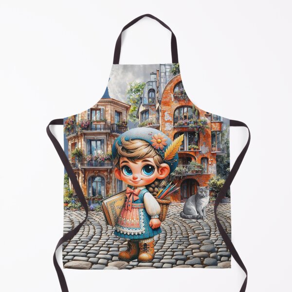 Item preview, YOUNG ARTIST ON HER WAY TO DRAW ALL SHE SEES designed and sold by Tammera.