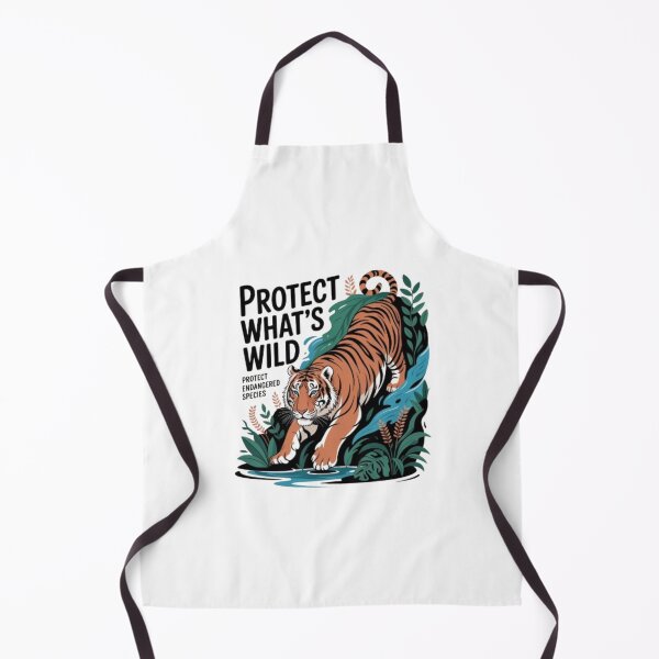 Item preview, Protect What’s Wild Tiger T-Shirt – Endangered Species Jungle Wildlife Design for Animal Lovers & Eco Friendly Gift Buyers designed and sold by GemBob Creations.