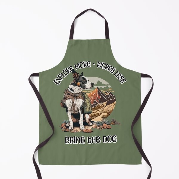 Item preview, Explore More Worry Less Bring the Dog – Hiking Dog Lover Adventure Design designed and sold by Sachie's Studio.