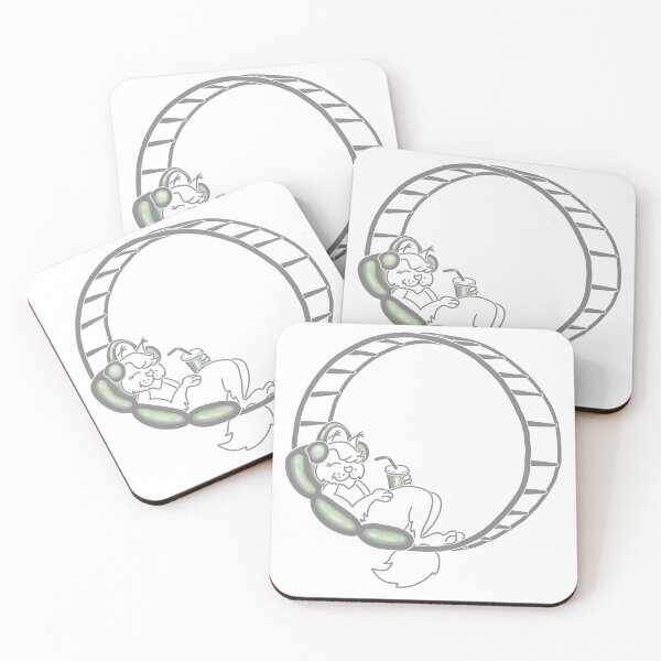 Item preview, Lazy Squirrel in Wheel designed and sold by Samaya-.