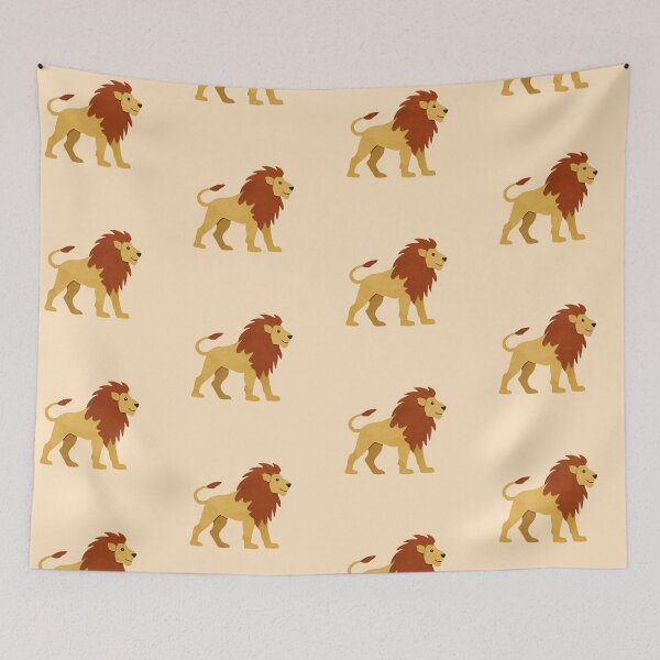 Item preview, Lion, Adorable Animals Series Paper Collage Kids Illustration designed and sold by SWSandraWechner.