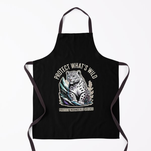 Item preview, Protect What’s Wild Snow Leopard T-Shirt – Endangered Species Wildlife Conservation Design for Animal Lovers & Eco Gift Buyers designed and sold by GemBob Creations.