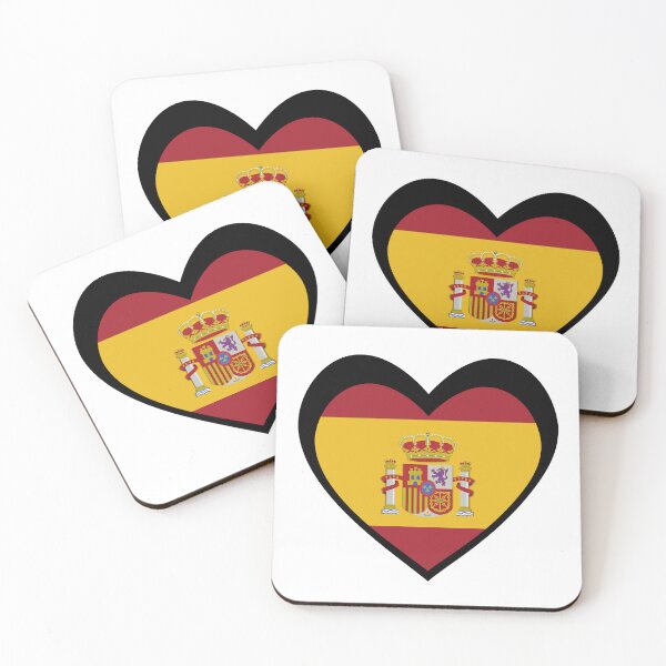 Item preview, Black heart Spain flag designed and sold by The Best Designs.