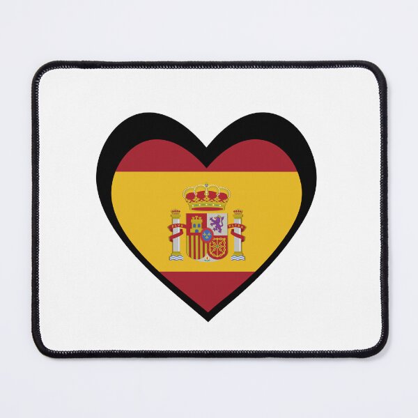 Item preview, Black heart Spain flag designed and sold by The Best Designs.