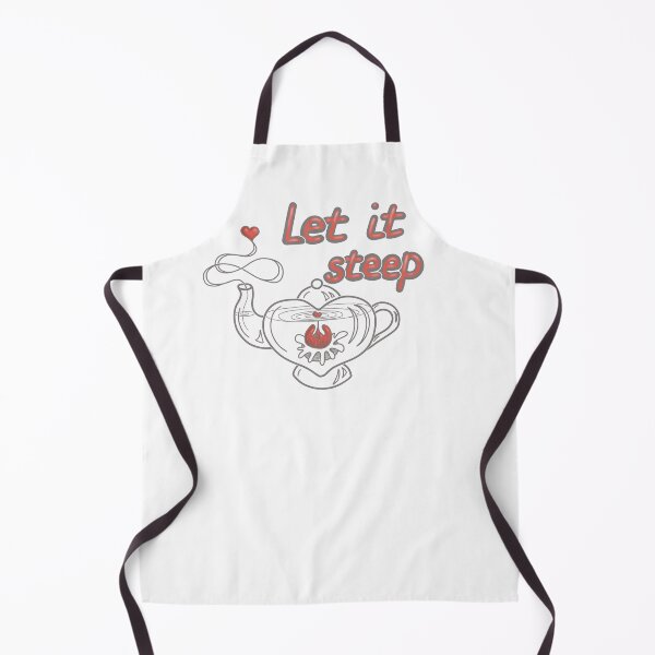 Item preview, Let It Steep Teapot – Cozy Tea Illustration designed and sold by Samaya-.