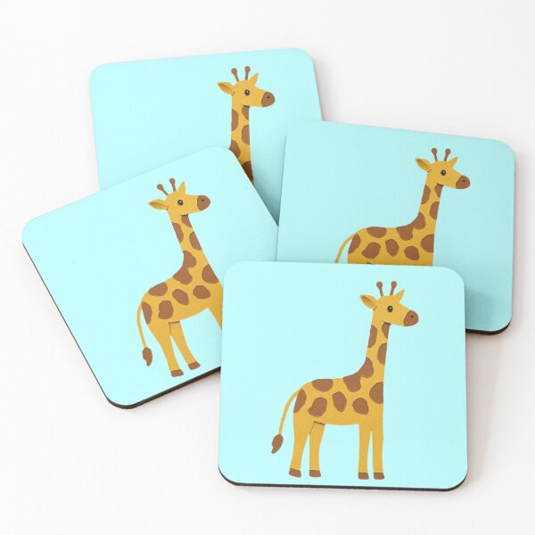 Item preview, Giraffe, Adorable Animals Series Minimalist Illustration, Kids Paper Collage designed and sold by SWSandraWechner.