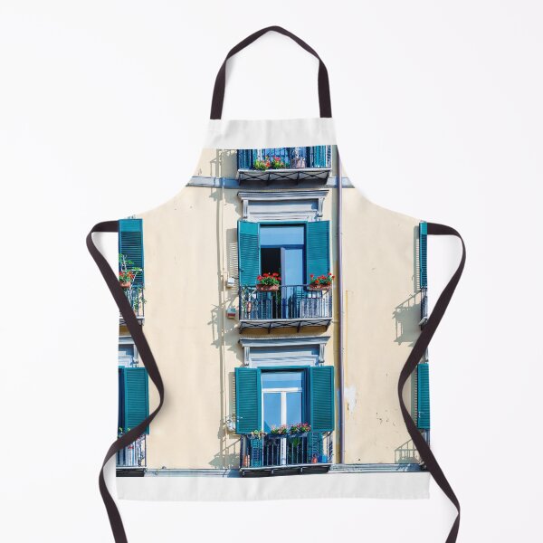 Item preview, Italian Balconies with Green Shutters and Flowers designed and sold by agathamourao.