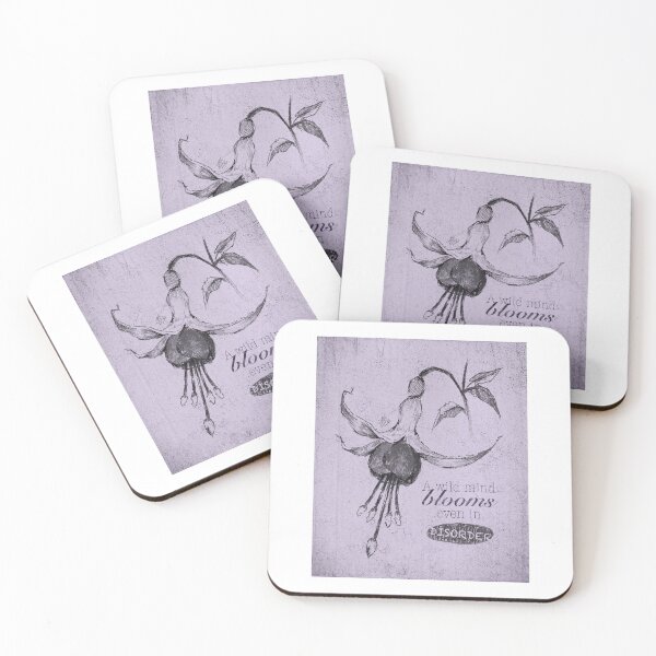 Item preview, BLOOMING DISORDER LAVENDER POSTER designed and sold by melyverso.