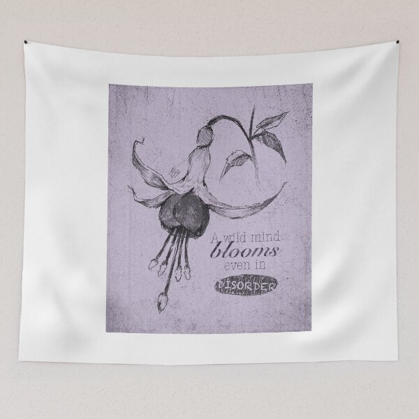 Item preview, BLOOMING DISORDER LAVENDER POSTER designed and sold by melyverso.