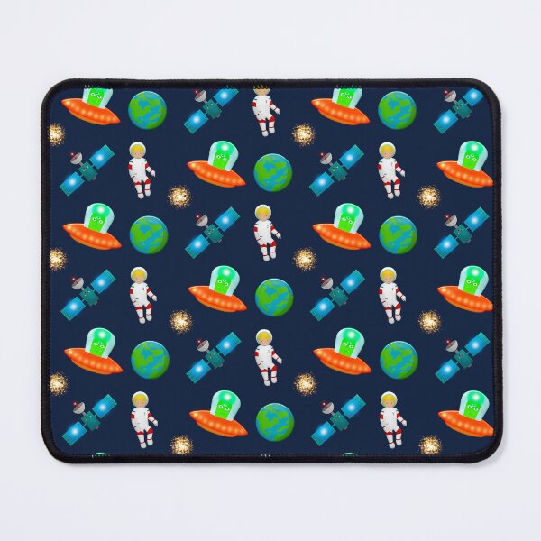 Item preview, Cute Artemis II Space Adventure - 3D Astronaut, Earth & Friendly UFO Art designed and sold by Yasmine Mohammed.
