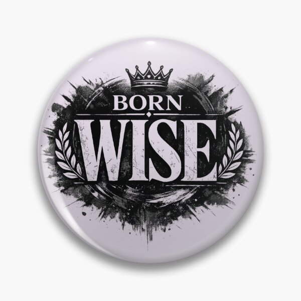 Item preview, Born Wise Vintage Streetwear Quote designed and sold by DaniFantasy.