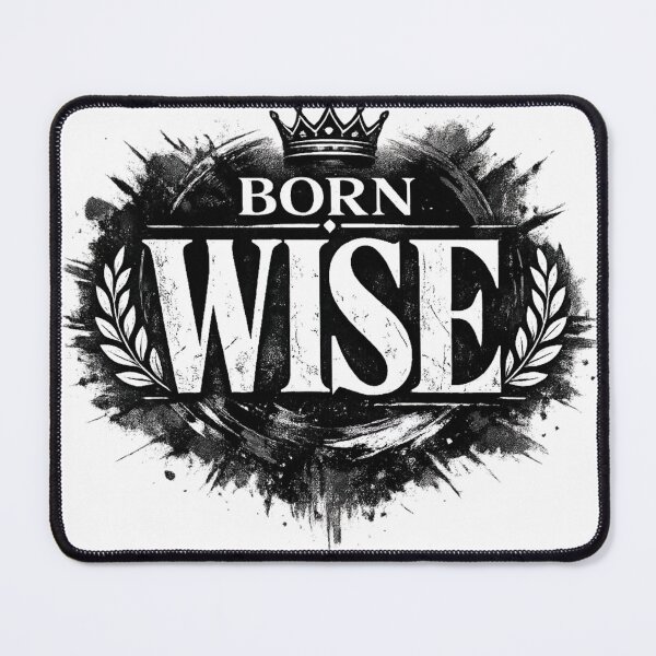 Item preview, Born Wise Vintage Streetwear Quote designed and sold by DaniFantasy.