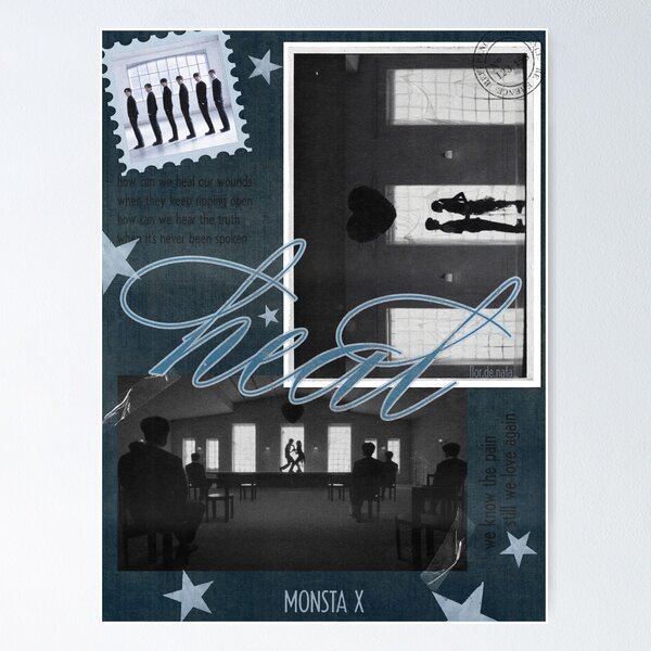 Item preview, MONSTA X - Heal designed and sold by flor de nata.