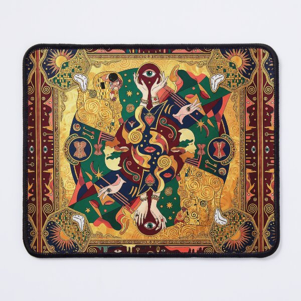 Item preview, Gold, blue, red. Abstraction. designed and sold by Natalia-Vlad.