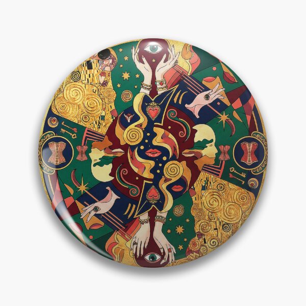Item preview, Gold, blue, red. Abstraction. designed and sold by Natalia-Vlad.
