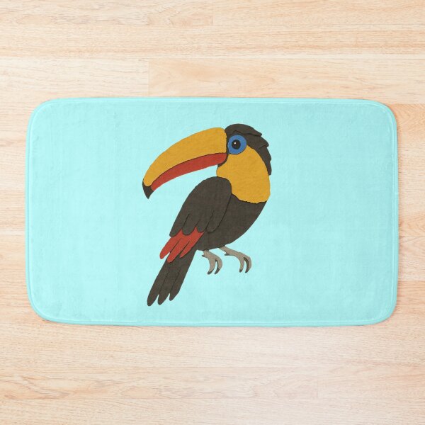 Item preview, Tucan, Adorable Animals Series Minimalist Illustration, Kids Paper Collage designed and sold by SWSandraWechner.