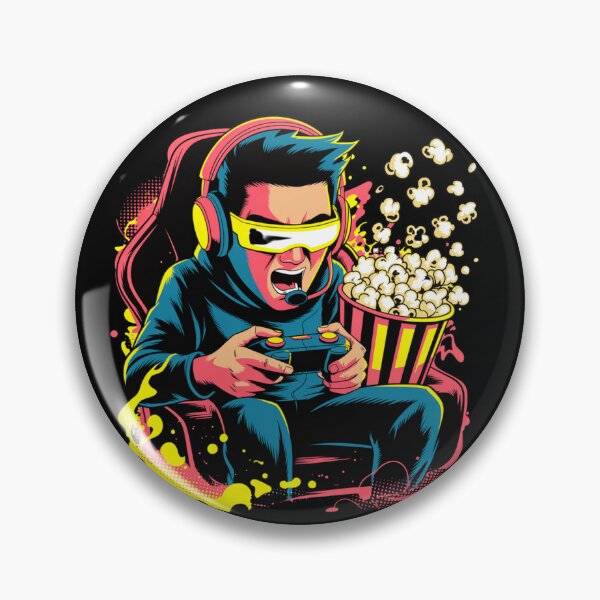 Item preview, Popcorn Gamer — Snack Hard, Play Harder V13 designed and sold by DarylWelsh2024.