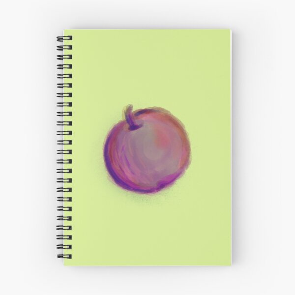 Item preview, Purple Apple Watercolor Painting designed and sold by DesignMoStudio.