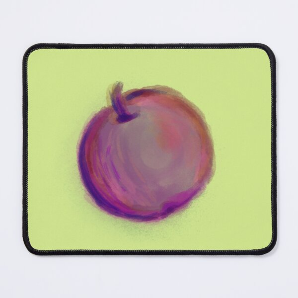 Item preview, Purple Apple Watercolor Painting designed and sold by DesignMoStudio.
