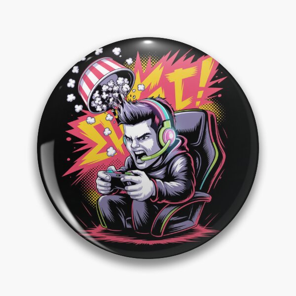 Item preview, Popcorn Gamer — Snack Hard, Play Harder V15 designed and sold by DarylWelsh2024.