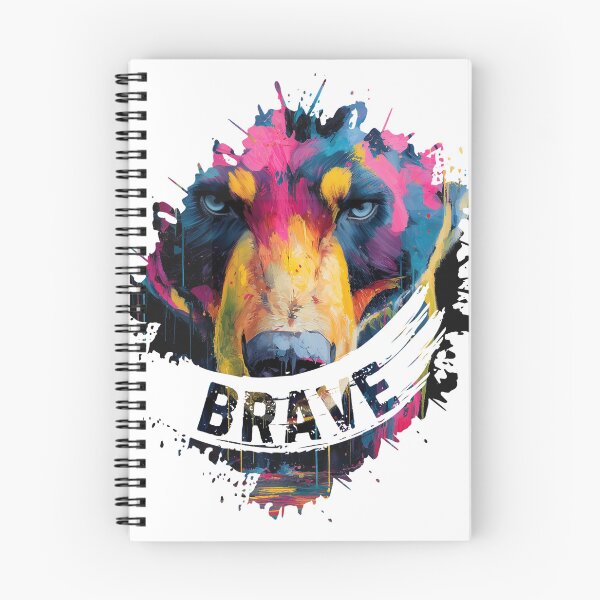 Item preview, Be Brave - Colorful Bold Bear - Affirmative designed and sold by LAJdesigns.