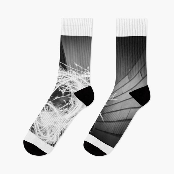 Item preview, Black and White Sparkler Light Painting Abstract designed and sold by agathamourao.