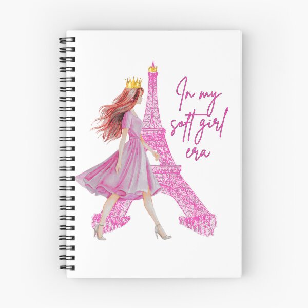Item preview, In My Soft Girl Era Paris Aesthetic – Feminine Eiffel Tower Queen Design designed and sold by Daily Mood Studio.