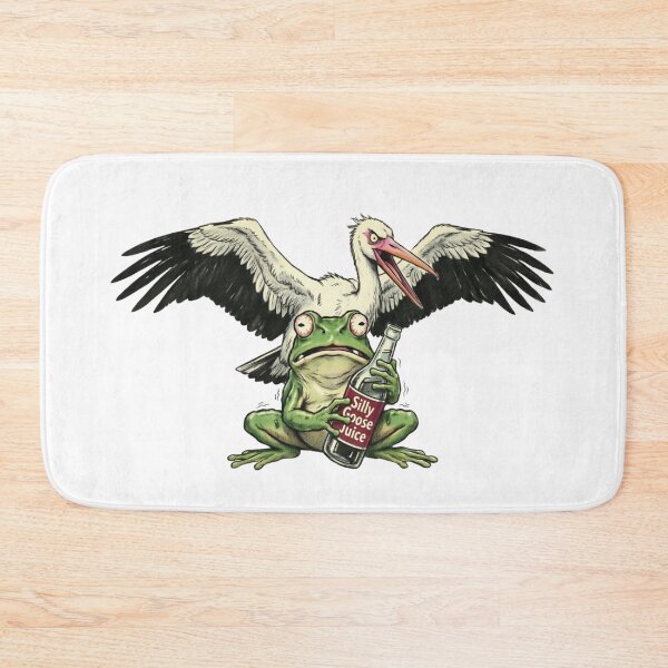 Item preview, Goose Juice Frog Stork Predatory designed and sold by Prints by Mat.