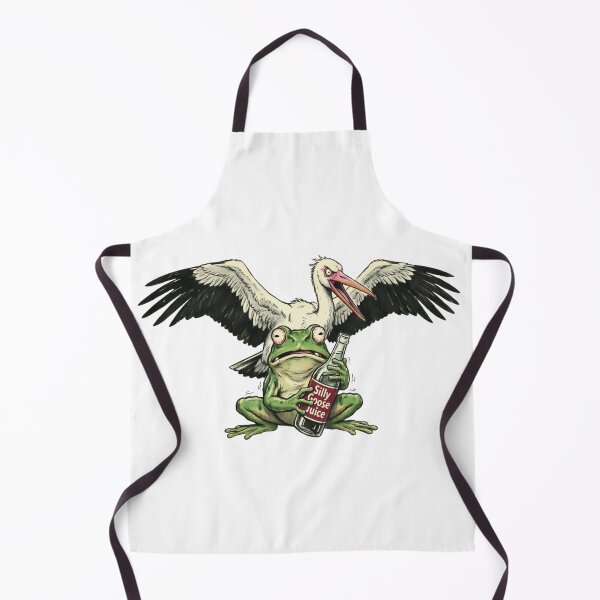 Item preview, Goose Juice Frog Stork Predatory designed and sold by Prints by Mat.