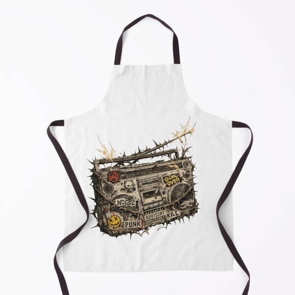 Item preview, Thorn-Wrapped Punk Boombox designed and sold by jgvisualarts.