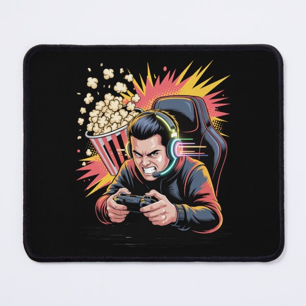 Item preview, Popcorn Gamer — Snack Hard, Play Harder V16 designed and sold by DarylWelsh2024.