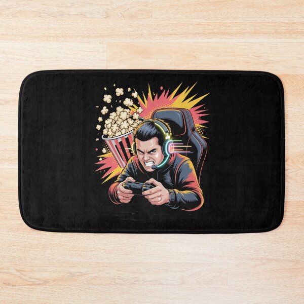 Item preview, Popcorn Gamer — Snack Hard, Play Harder V16 designed and sold by DarylWelsh2024.