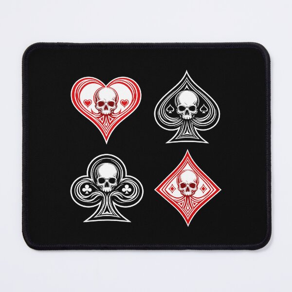 Item preview, Playing Card Skulls — All Suits Symbol designed and sold by DreamMachine69.