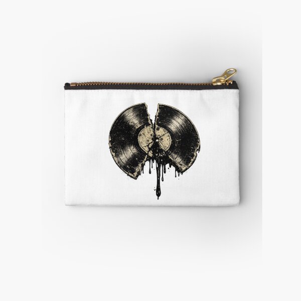 Item preview, Broken Vinyl Record with Dripping Black Wax designed and sold by jgvisualarts.