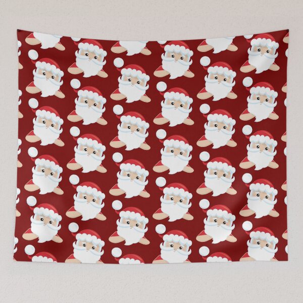 Item preview, Cute Santa Claus Peeking Christmas designed and sold by Rosemarie Guieb Designs.