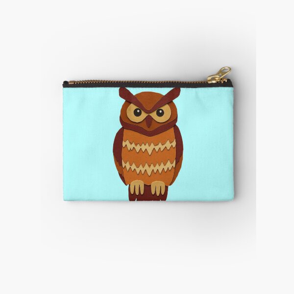 Item preview, Owl, Adorable Animals Series, Minimalist Illustration, Kids Paper Collage designed and sold by SWSandraWechner.