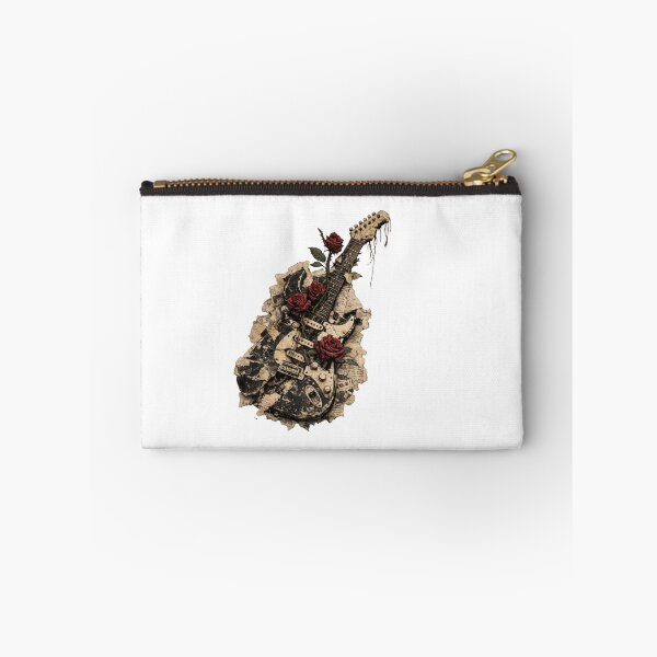 Item preview, Distressed Electric Guitar with Red Roses designed and sold by jgvisualarts.
