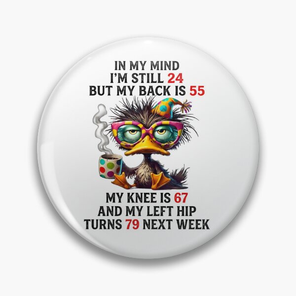 Item preview, In My Mind I'm Still 24 But My Back Is 55 My Knee Is 67 And My Left Hip Turns 79 Next Week designed and sold by VGAfanatic.