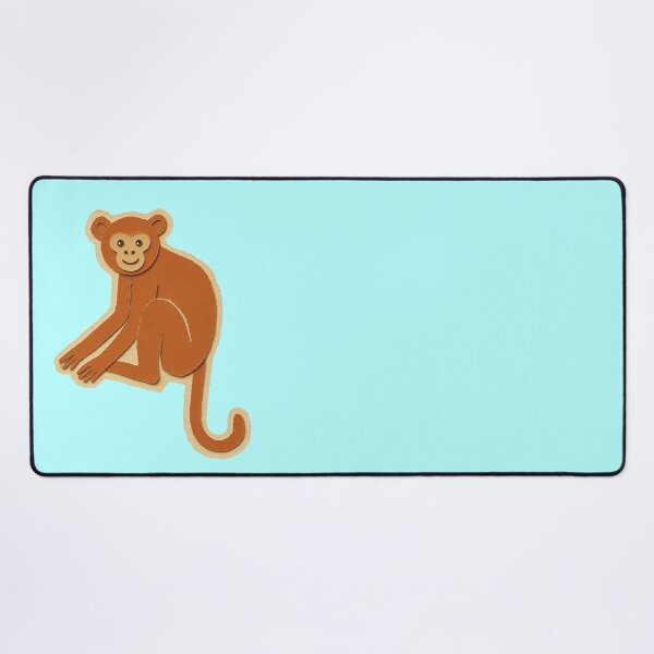 Item preview, Cute Monkey, Adorable Animals Series, Minimalist Illustration, Kids Paper Cut designed and sold by SWSandraWechner.