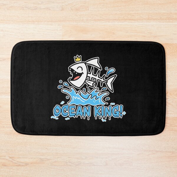 Item preview, Ocean King Funny Fish Skeleton Cartoon designed and sold by Taridesign.