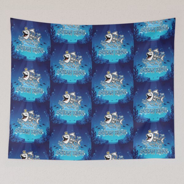 Item preview, Ocean King Funny Fish Skeleton Cartoon designed and sold by Taridesign.
