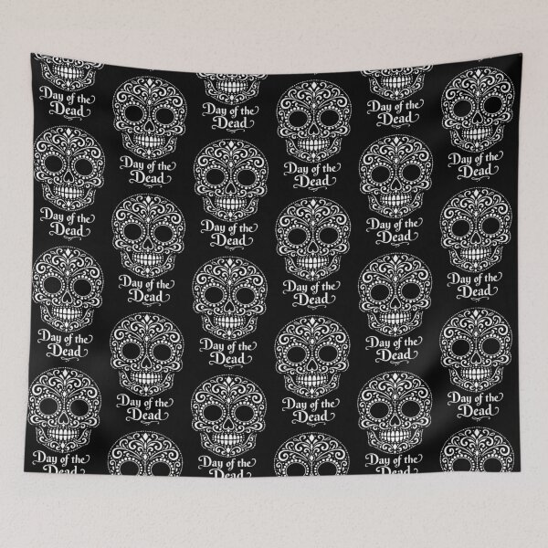 Item preview, Day of the Dead Sugar Skull Art - White designed and sold by Skulls & Calaveras.